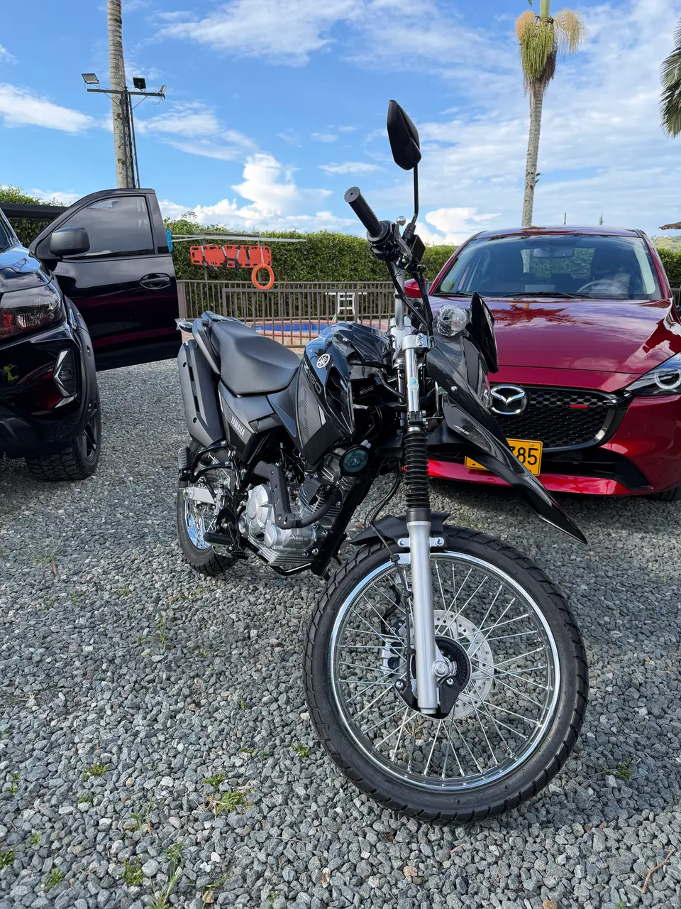 Moto, premio de la rifa